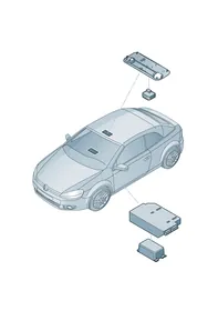 Control unit — VW GTI factory diagram