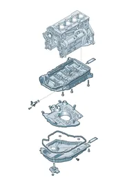 Oil sump — VW GTI factory diagram