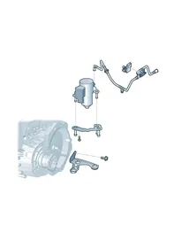 Electric vacuum pump — VW GTI factory diagram