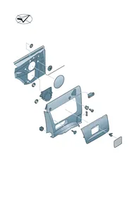 Side panel trim — VW GTI factory diagram