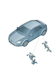 Level sensor — VW GTI factory diagram
