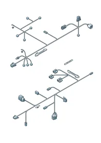 Cable set — VW GTI factory diagram