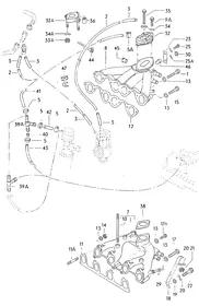 Intake system — VW GTI factory diagram