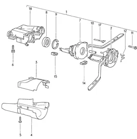 Steering column combination switch — VW GTI factory diagram