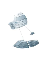 Genuine accessories — VW GTI factory diagram