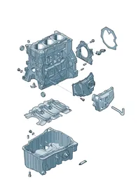 Engine oil — VW GTI factory diagram