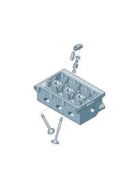 Inlet/outlet valve — VW GTI factory diagram