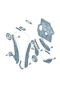 Timing chain — VW GTI factory diagram