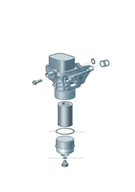 Oil filter — VW GTI factory diagram