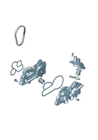 Toothed belt — VW GTI factory diagram