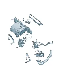 Intake manifold — VW GTI factory diagram