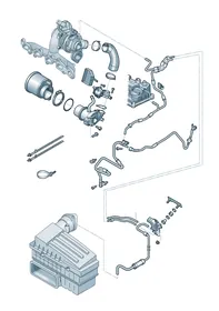 Exhaust gas recirculation — VW GTI factory diagram