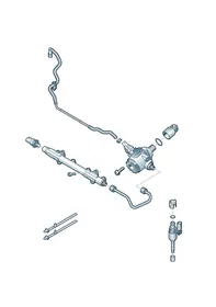 Fuel rail — VW GTI factory diagram