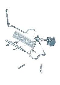 Fuel pump — VW GTI factory diagram