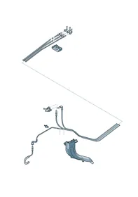 Fuel line — VW GTI factory diagram