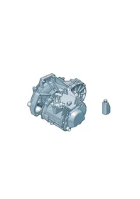 5-speed manual transmission — VW GTI factory diagram