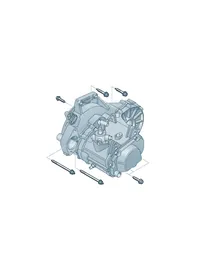 Mounting parts — VW GTI factory diagram
