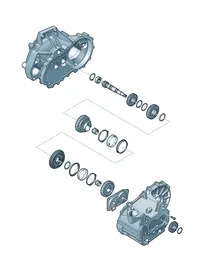 Gears and shafts — VW GTI factory diagram