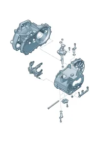 Switch unit — VW GTI factory diagram