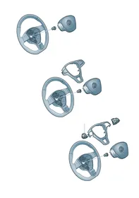 Steering wheel — VW GTI factory diagram