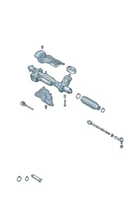 Steering gear — VW GTI factory diagram