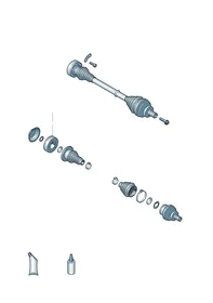 Drive shaft — VW GTI factory diagram