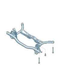 Support frame — VW GTI factory diagram