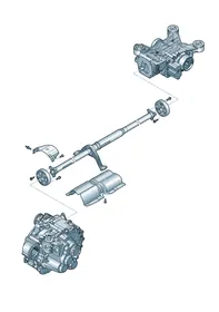 Cardan shaft — VW GTI factory diagram