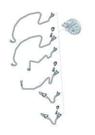 Vacuum hoses — VW GTI factory diagram