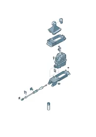 Gear shift cover — VW GTI factory diagram