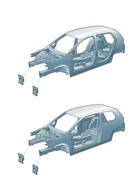 Body — VW GTI factory diagram