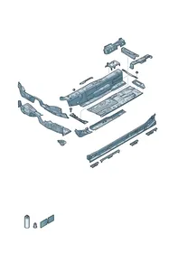 Bottom plate — VW GTI factory diagram