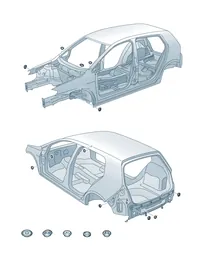Bungs — VW GTI factory diagram