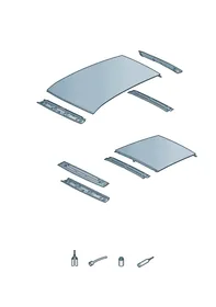 Roof — VW GTI factory diagram