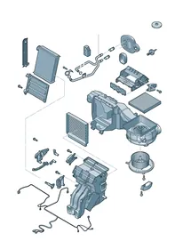 Heater — VW GTI factory diagram