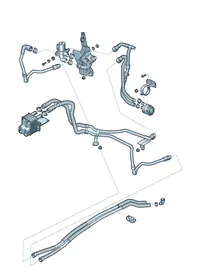Coolant hoses — VW GTI factory diagram