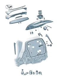 Rear lid — VW GTI factory diagram