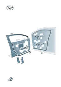 Doors — VW GTI factory diagram