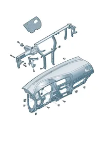 Cross member — VW GTI factory diagram