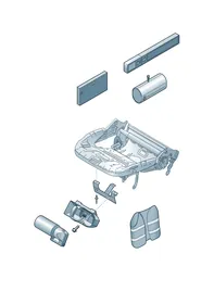 Warning triangle — VW GTI factory diagram