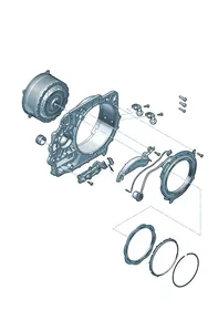 Traction motor — VW GTI factory diagram