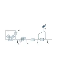 Pressure difference sender — VW GTI factory diagram