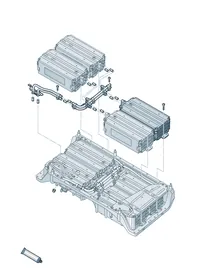 Battery module — VW GTI factory diagram