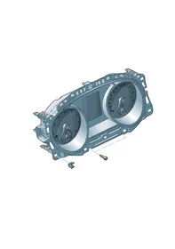 Combi-instrument — VW GTI factory diagram