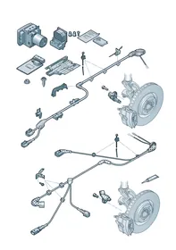 Wiring harness — VW GTI factory diagram