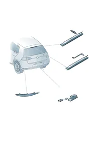 Additional brake light — VW GTI factory diagram