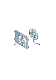 Radiator fan — VW GTI factory diagram
