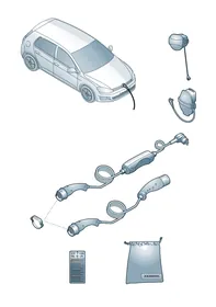 Charge cable — VW GTI factory diagram
