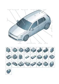 Wiring harness — VW GTI factory diagram
