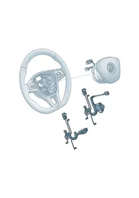 Adapter wiring harness — VW GTI factory diagram